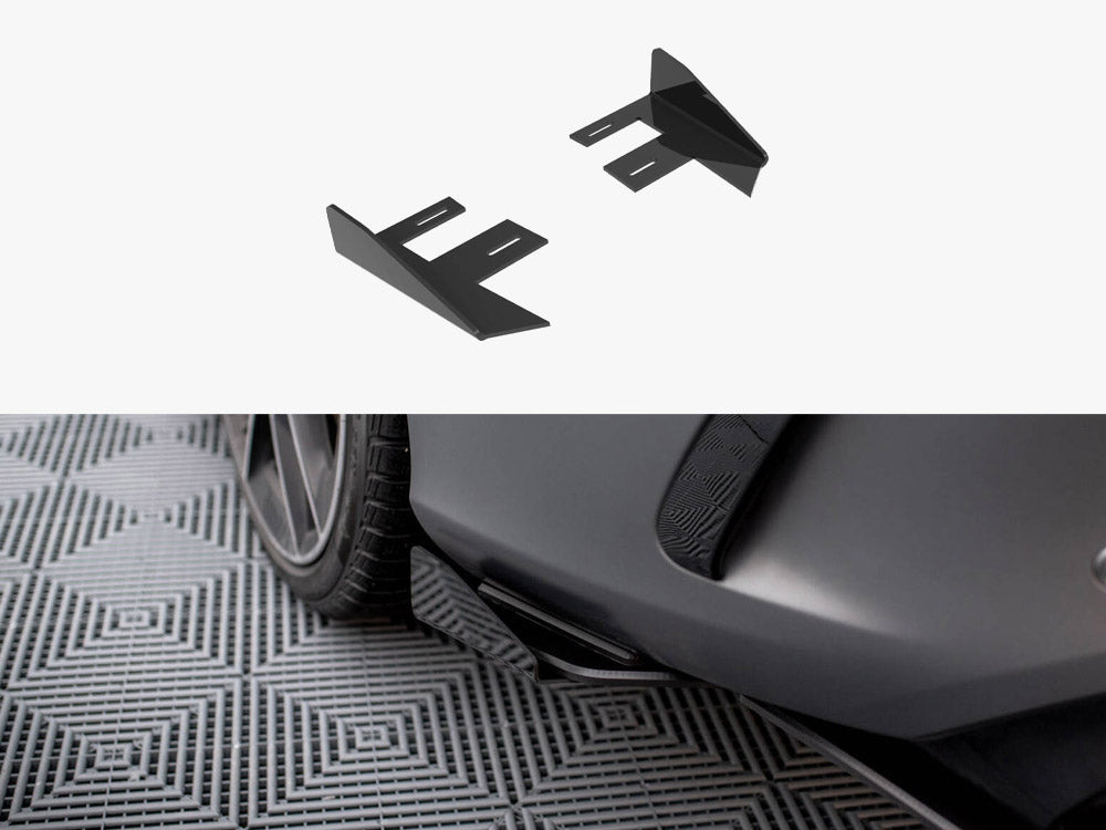 Rear Side Flaps compatible with Mercedes-AMG C43 Coupe / Cabrio C205 Facelift / A205 Facelift