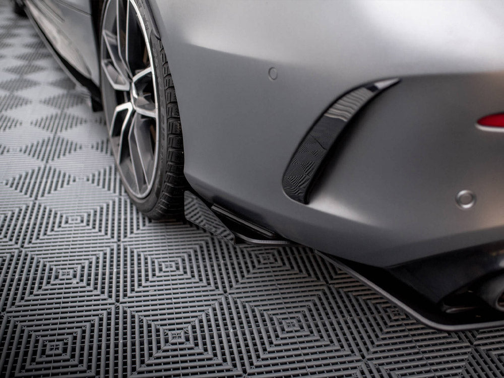 Rear Side Flaps compatible with Mercedes-AMG C43 Coupe / Cabrio C205 Facelift / A205 Facelift