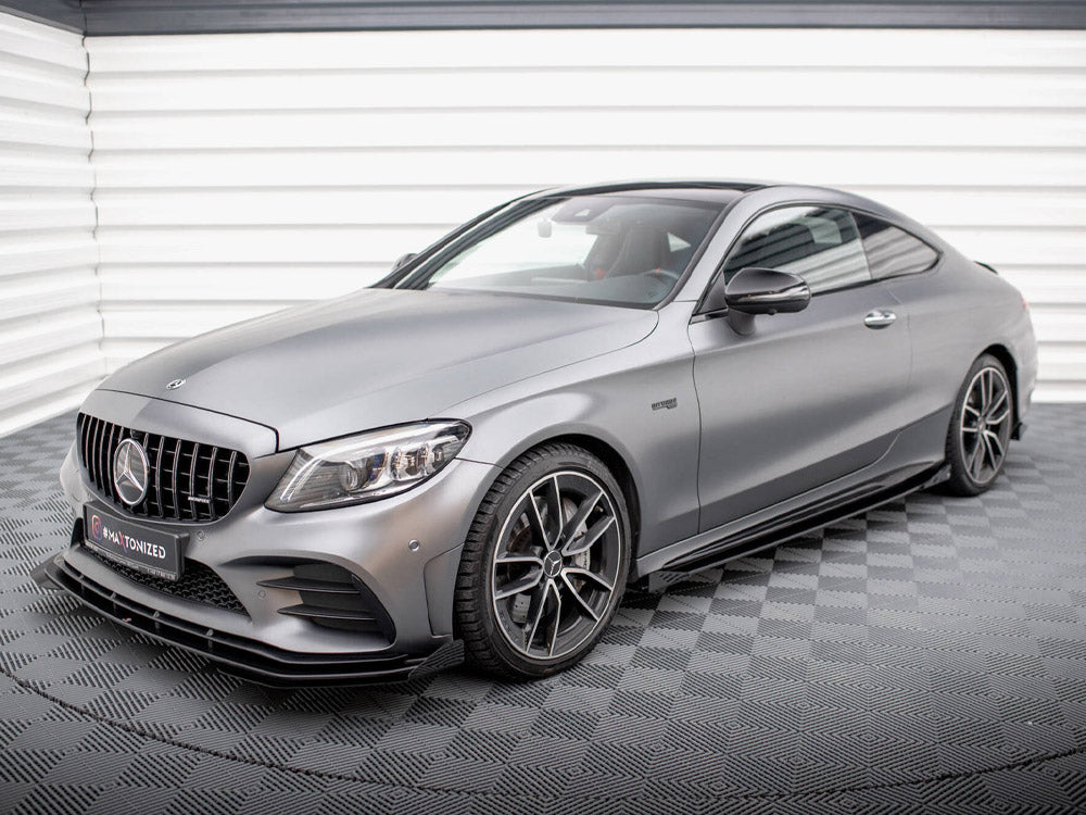 Front Flaps compatible with Mercedes-AMG C43 Coupe / Cabrio C205 Facelift / A205 Facelift