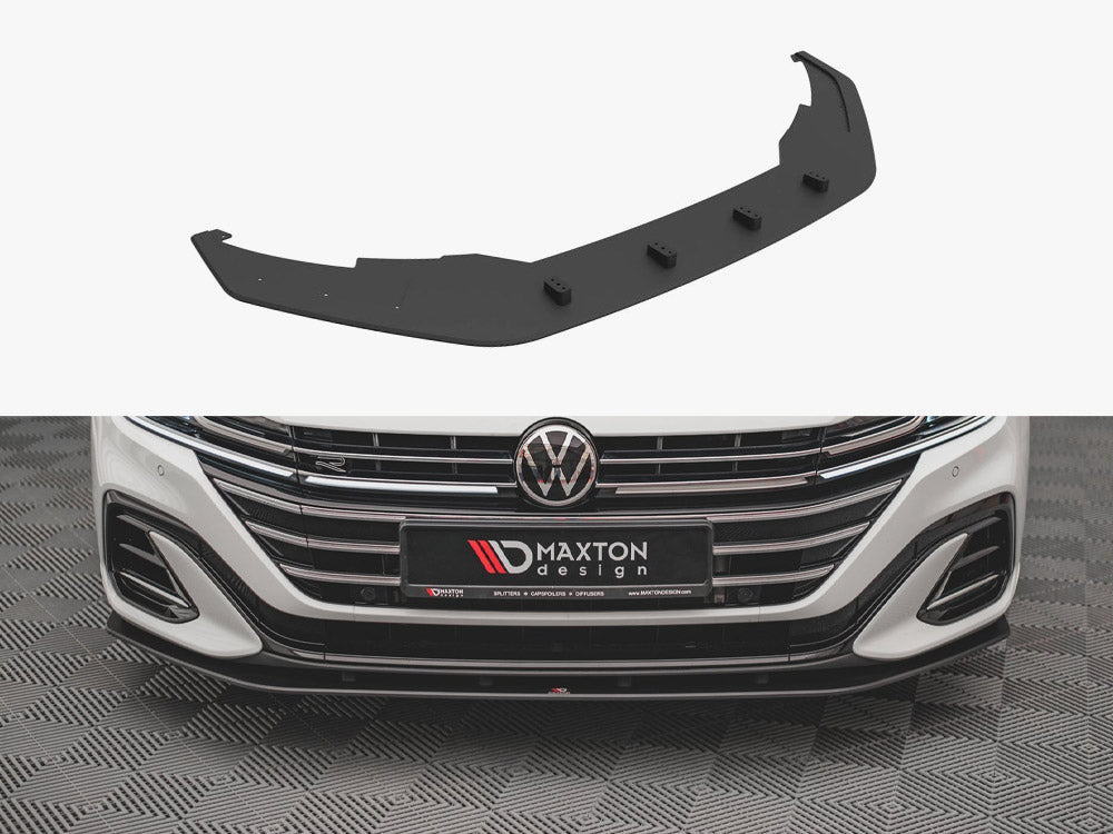 Street PRO Front Splitter compatible with Volkswagen Arteon Sedan / Shooting Brake R-Line Mk1 Facelift