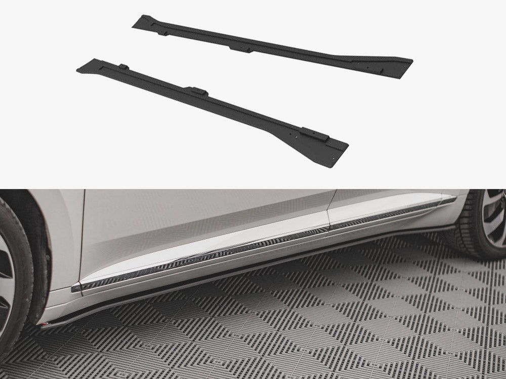 Street PRO Side Skirt Diffusers V.1 compatible with Volkswagen Arteon R/ R-Line Sedan / Shooting Brake Mk1 Facelift