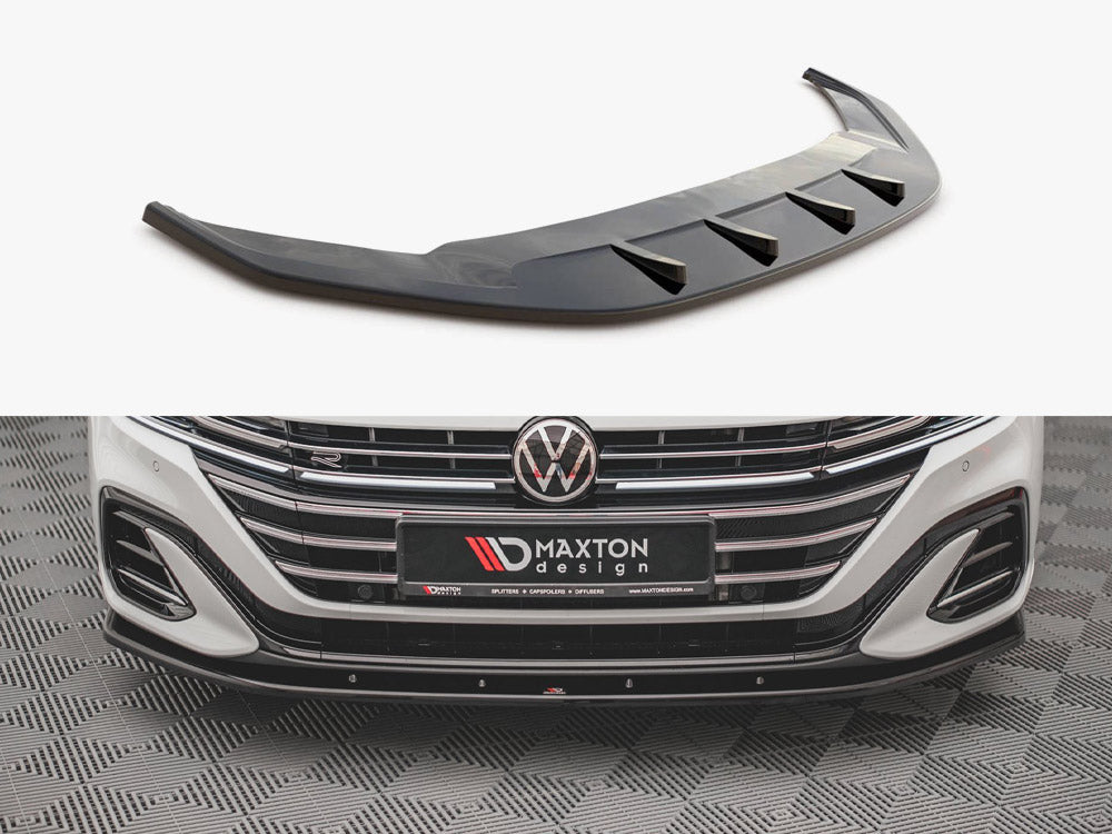 Front Splitter V.2 compatible with Volkswagen Arteon R-Line Sedan / Shooting Brake Mk1 Facelift
