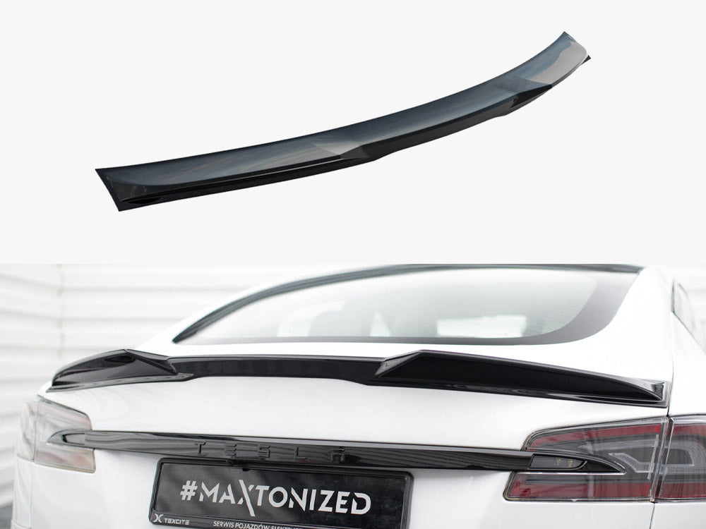 Spoiler CAP 3D compatible with Tesla Model S Plaid Mk1 Facelift