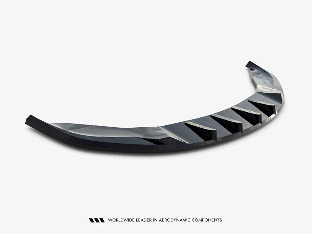 Front Splitter V.3 compatible with Tesla Model S Plaid Mk1 Facelift