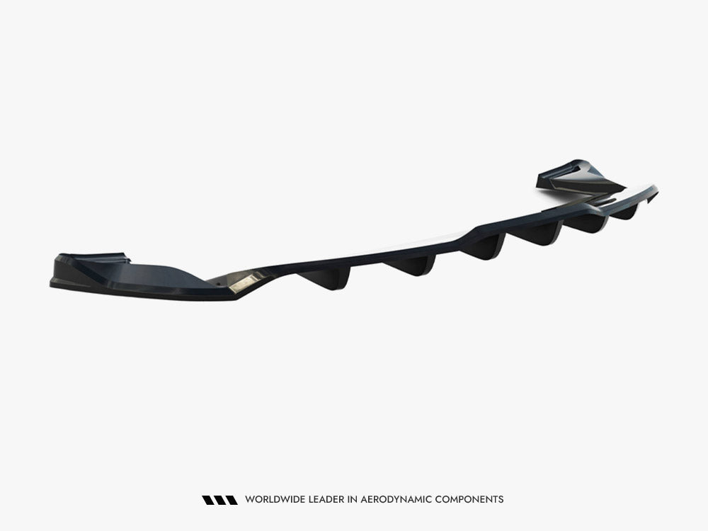 Rear Splitter (Vertical Bars) V.1 compatible with Tesla Model S Plaid Mk1 Facelift
