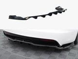 Rear Splitter (Vertical Bars) V.1 compatible with Tesla Model S Plaid Mk1 Facelift