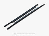 Side Skirts Diffusers V.2 compatible with Tesla Model S Plaid Mk1 Facelift