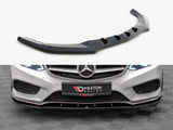 Front Splitter V.1 compatible with Mercedes E AMG Line Sedan W212 Facelift (2012-2016)
