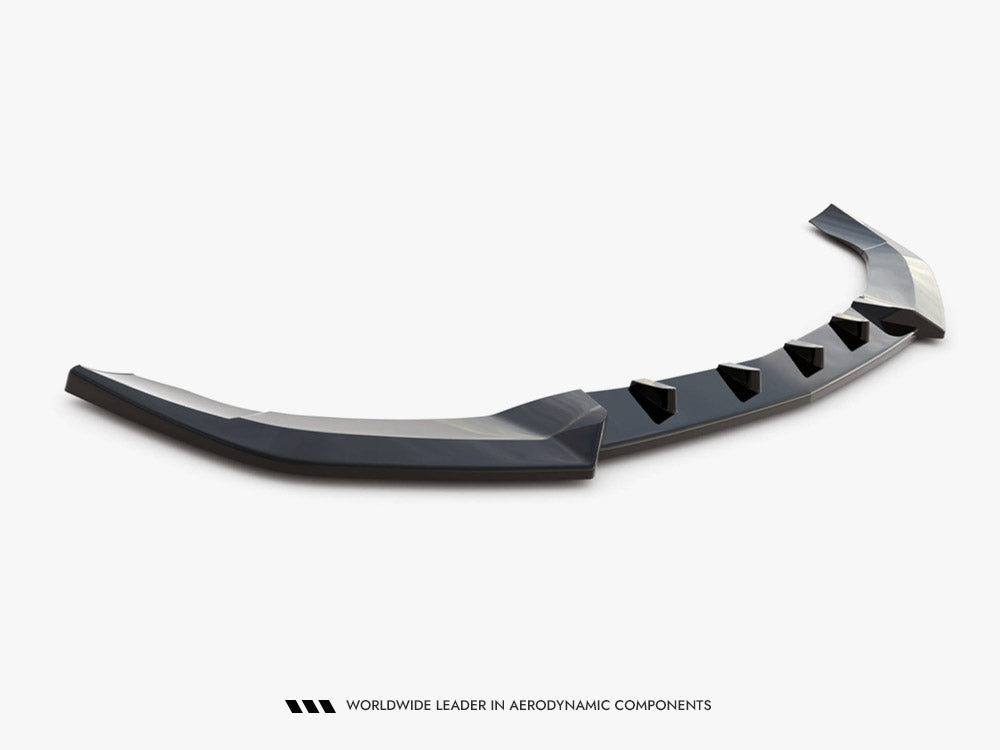 Front Splitter V.2 compatible with Mercedes E AMG Line Sedan W212 Facelift (2012-2016)