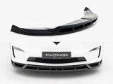 Front Splitter V.3 compatible with Tesla Model X Mk1 Facelift