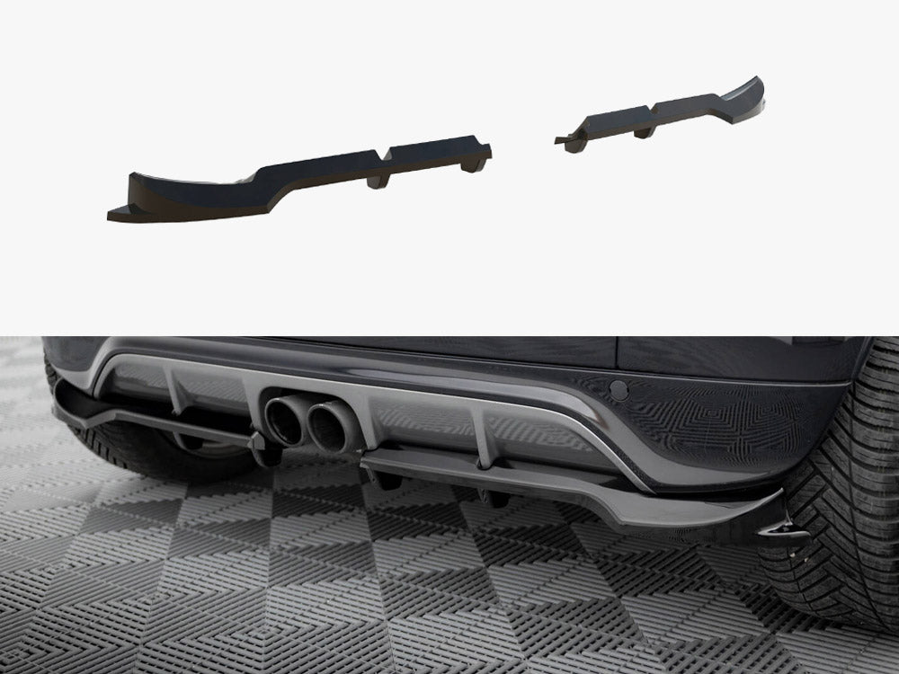 Rear Splitter (Vertical Bars) compatible with BRABUS Smart Fortwo C451 Facelift
