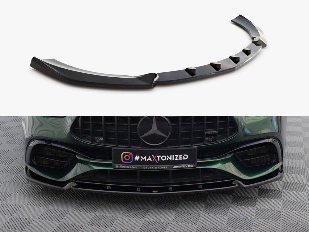 Front Splitter V.2 compatible with Mercedes-AMG E63 W213 Facelift
