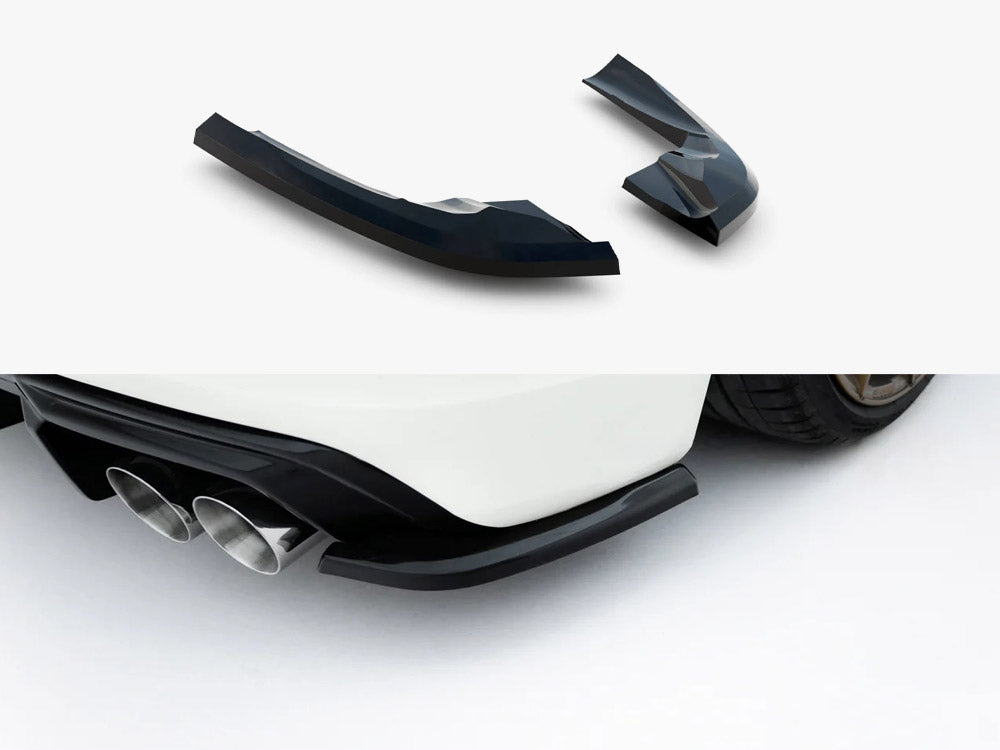Rear Side Splitters compatible with Audi A3 S Line / S3 Sportback 8V