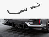 Street PRO Rear Side Splitters V.1 compatible with Honda Civic Sport Mk10 Facelift