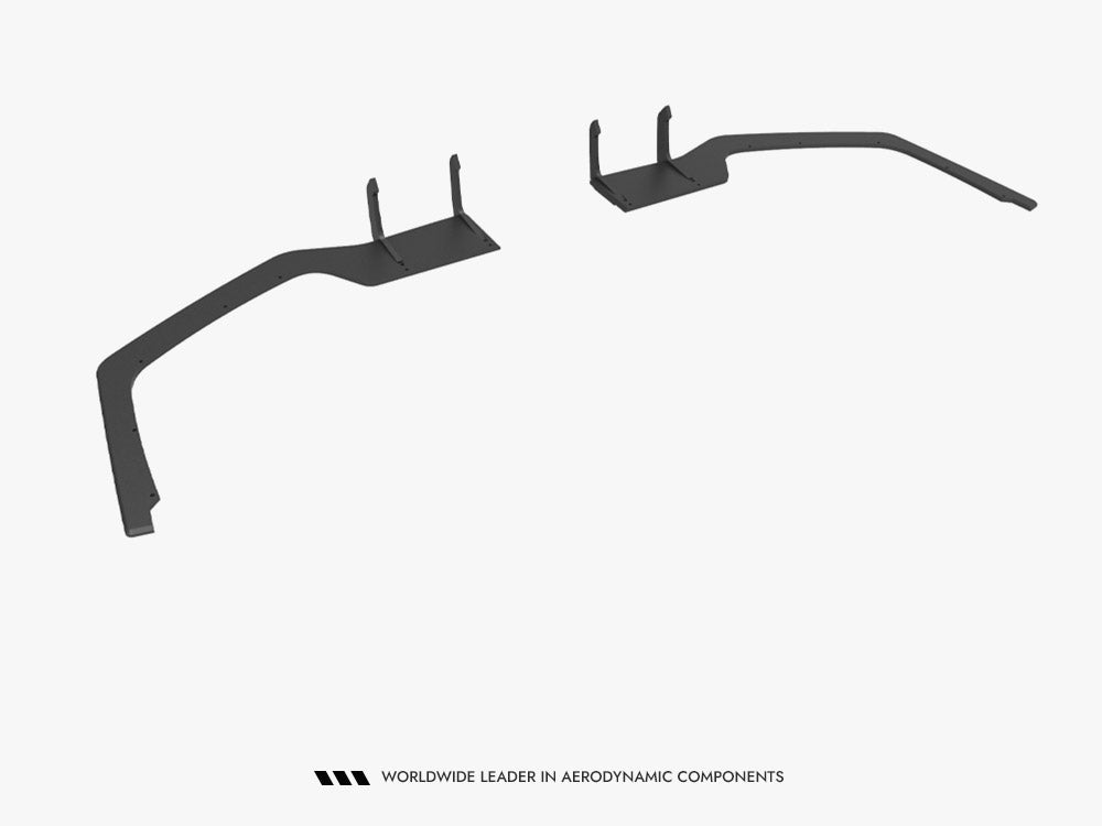 Street PRO Rear Side Splitters V.1 compatible with Honda Civic Sport Mk10 Facelift