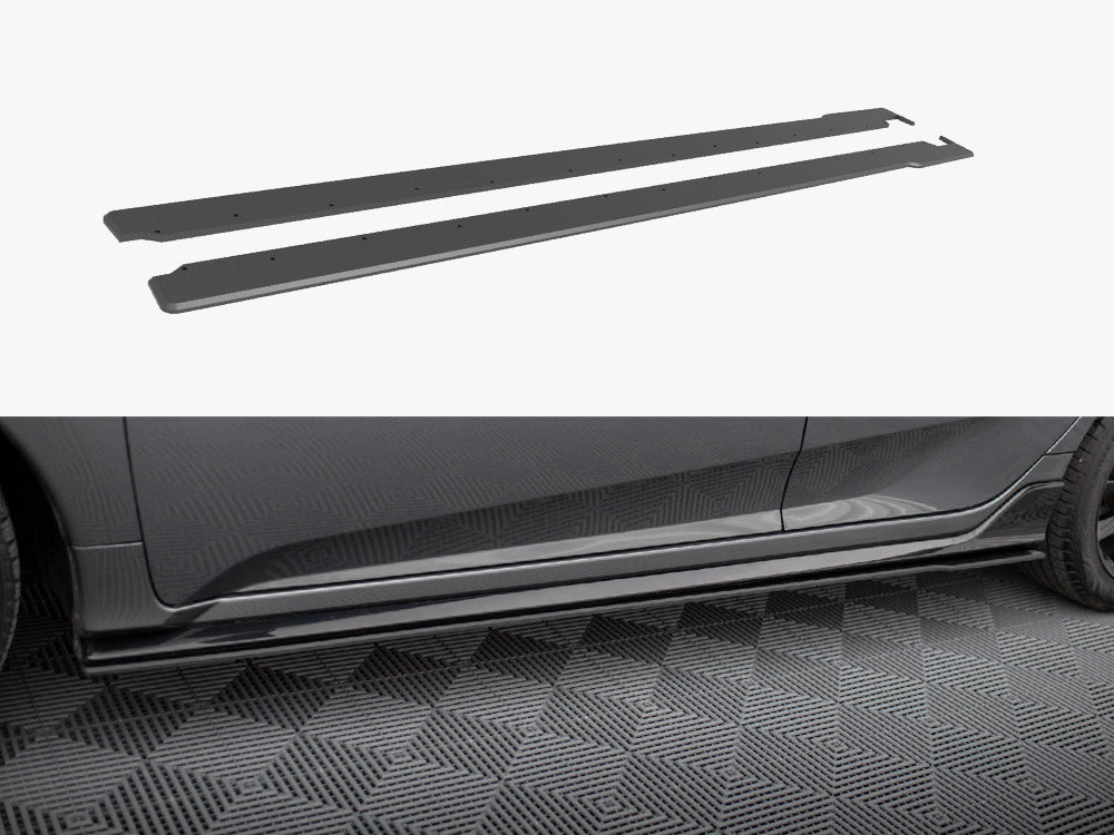 Street PRO Side Skirts Diffusers compatible with Honda Civic Sport Mk10