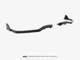 Rear Splitter V.1 (Vertical Bars) + Flaps compatible with Honda Civic Sport Mk10 Facelift