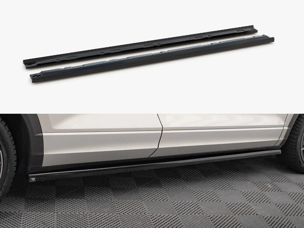 Side Skirts Diffusers compatible with Volkswagen T-Roc R / R-Line Mk1