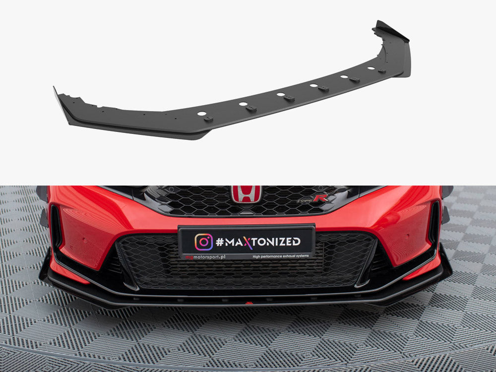 Street PRO Front Splitter + Flaps compatible with Honda Civic Type-R Mk11
