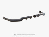 Rear Splitter (Vertical Bars) V.1 + Flaps compatible with Honda Civic Type-R Mk11