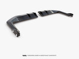 Rear Splitter (Vertical Bars) V.1 + Flaps compatible with Honda Civic Type-R Mk11