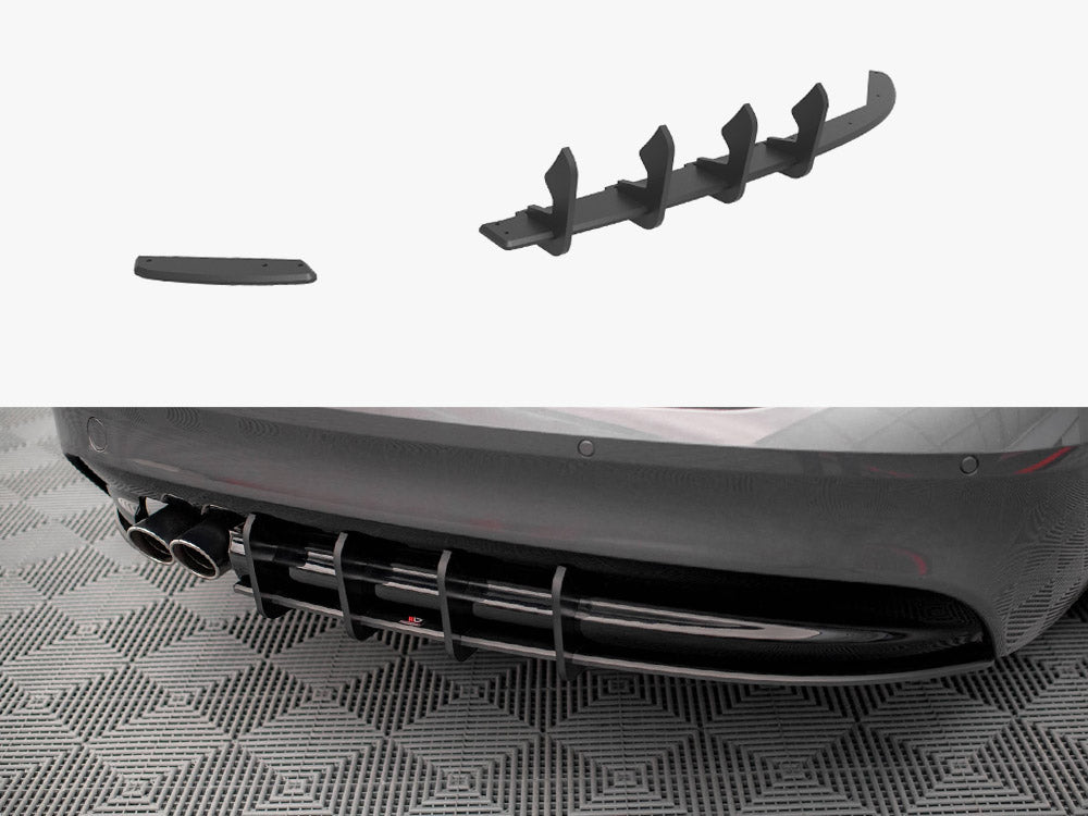 Street PRO Rear Diffuser compatible with Jaguar XF R-Sport Mk2