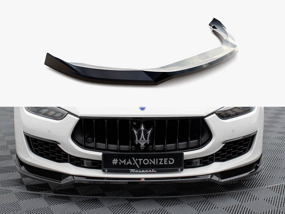 Front Splitter V.1 compatible with Maserati Ghibli Mk3 Facelift