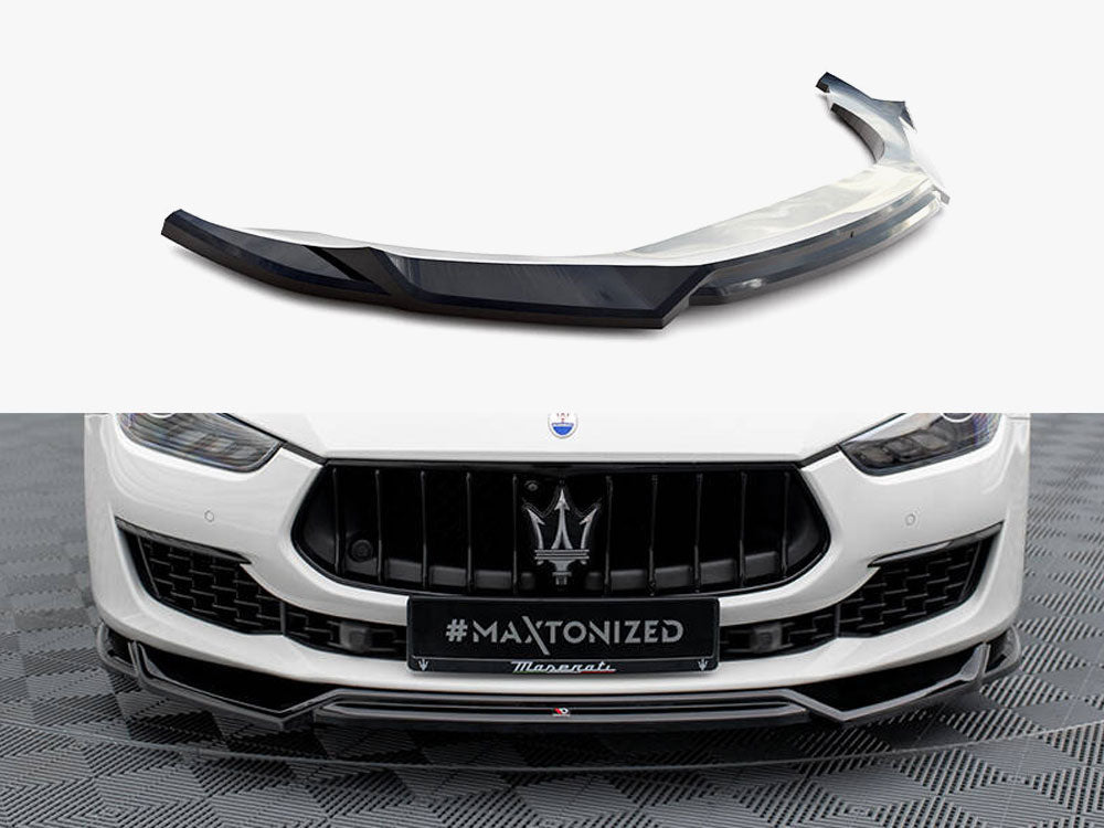 Front Splitter V.2 compatible with Maserati Ghibli Mk3 Facelift