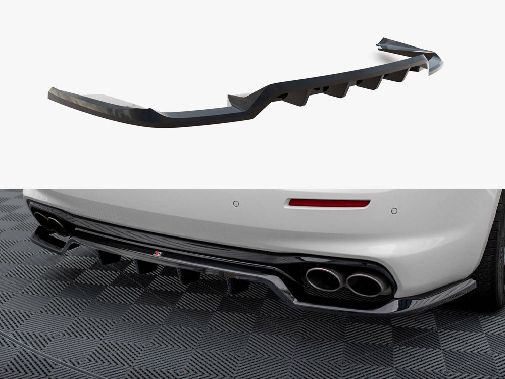 Rear Splitter (Vertical Bars) compatible with Maserati Ghibli Mk3 Facelift