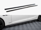 Side Skirts Diffusers compatible with Maserati Ghibli Mk3 Facelift