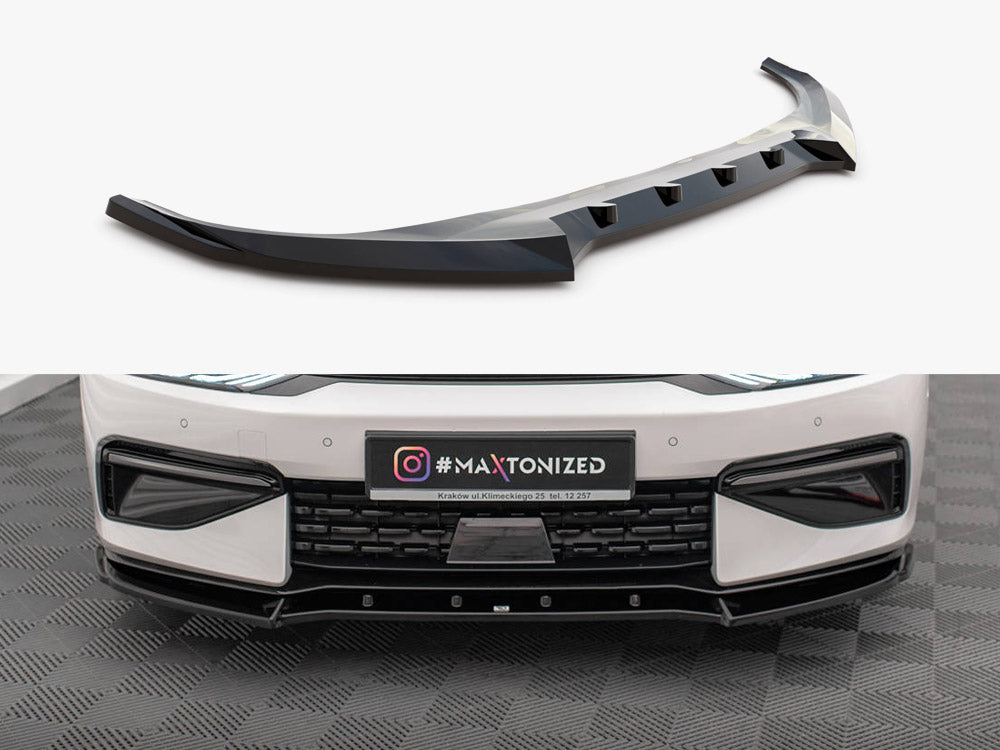 Front Splitter V.2 compatible with Kia EV6 GT-Line Mk1