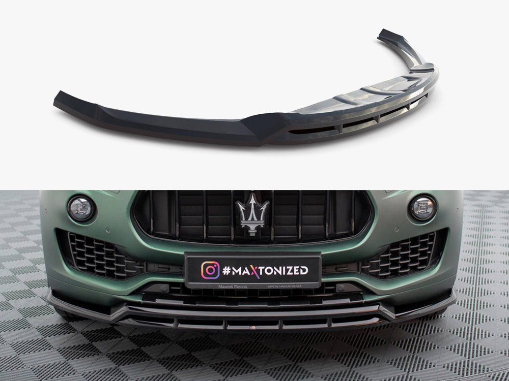 Front Splitter V.2 compatible with Maserati Levante Mk1