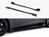 Street PRO Side Skirt Diffusers + Flaps compatible with Jaguar F-Type X152 Facelift 2