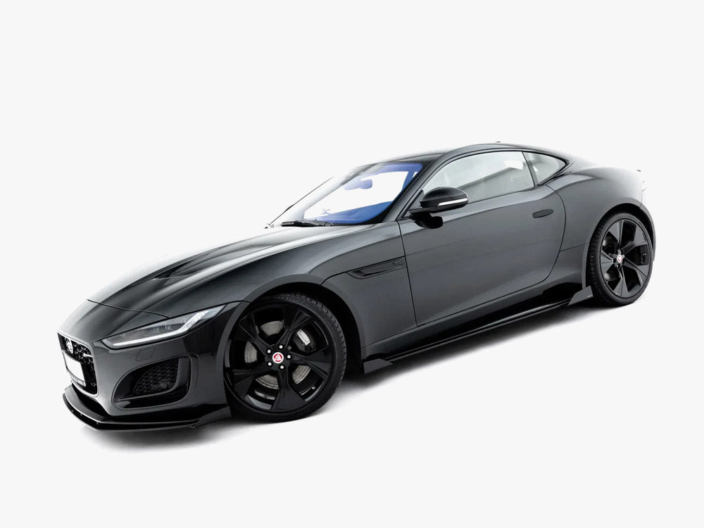 Street PRO Side Skirt Diffusers + Flaps compatible with Jaguar F-Type X152 Facelift 2