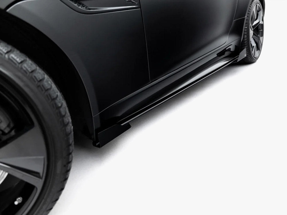 Street PRO Side Skirt Diffusers + Flaps compatible with Jaguar F-Type X152 Facelift 2