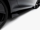Street PRO Side Skirt Diffusers + Flaps compatible with Jaguar F-Type X152 Facelift 2