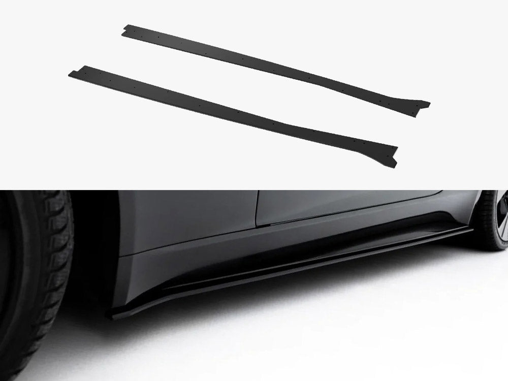 Street Pro Side Skirt Diffusers compatible with Jaguar F-Type X152 Facelift 2