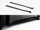 Street Pro Side Skirt Diffusers compatible with Jaguar F-Type X152 Facelift 2