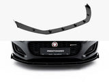 Street PRO Front Splitter + Flaps compatible with Jaguar F-Type X152 Facelift 2