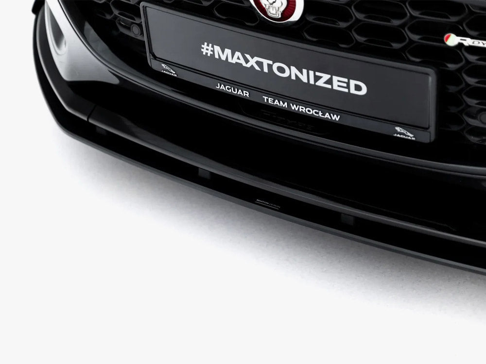 Street PRO Front Splitter + Flaps compatible with Jaguar F-Type X152 Facelift 2