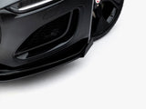 Street PRO Front Splitter + Flaps compatible with Jaguar F-Type X152 Facelift 2