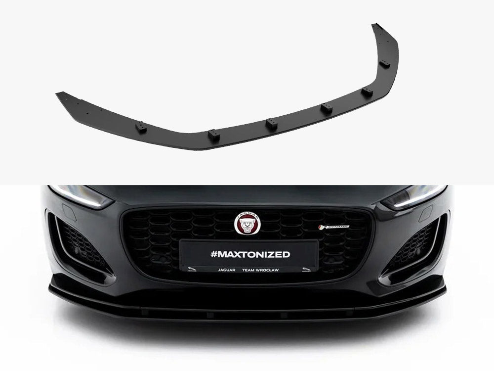 Street PRO Front Splitter compatible with Jaguar F-Type X152 Facelift 2