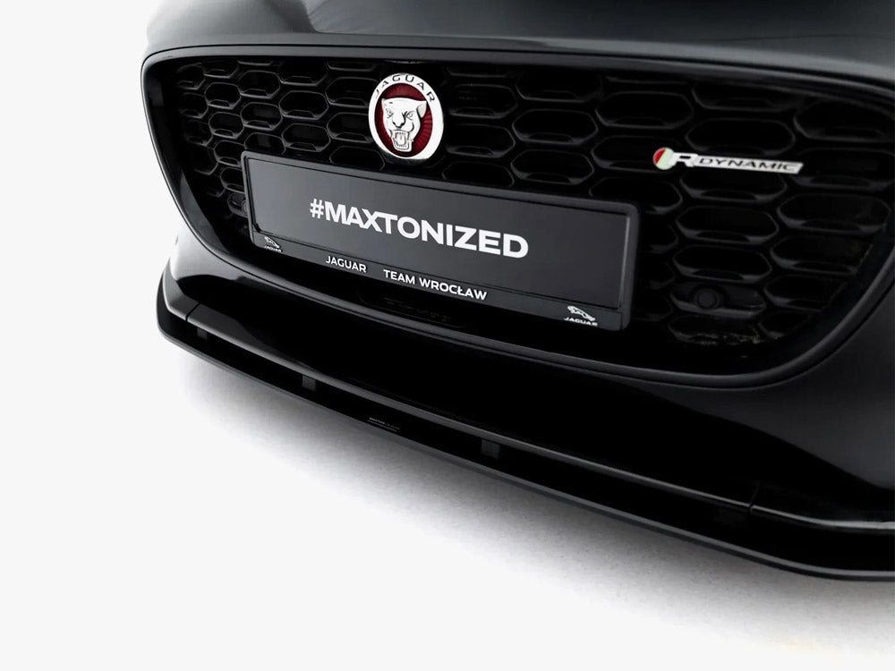 Street PRO Front Splitter compatible with Jaguar F-Type X152 Facelift 2