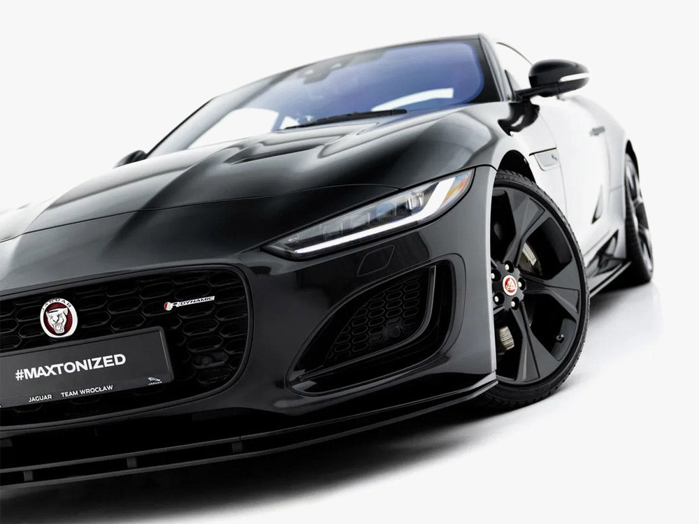 Street PRO Front Splitter compatible with Jaguar F-Type X152 Facelift 2