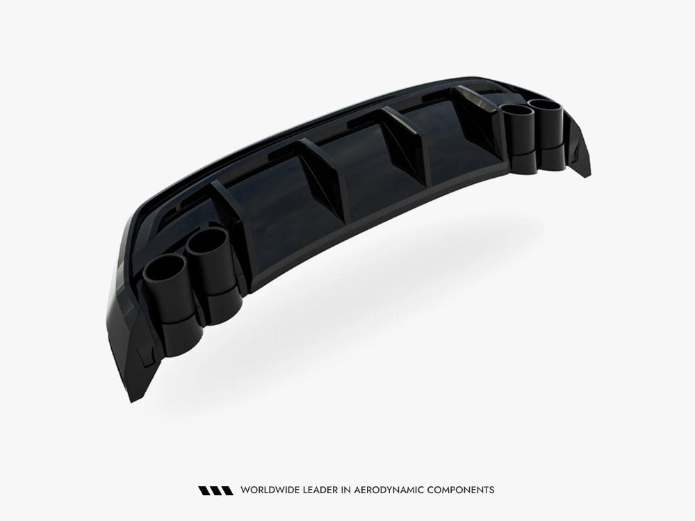 Rear Valance + Exhaust Ends Imitation compatible with Audi A3 S Line Sportback 8Y Facelift