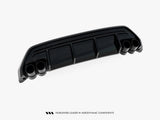 Rear Valance + Exhaust Ends Imitation compatible with Audi A3 S Line Sportback 8Y Facelift