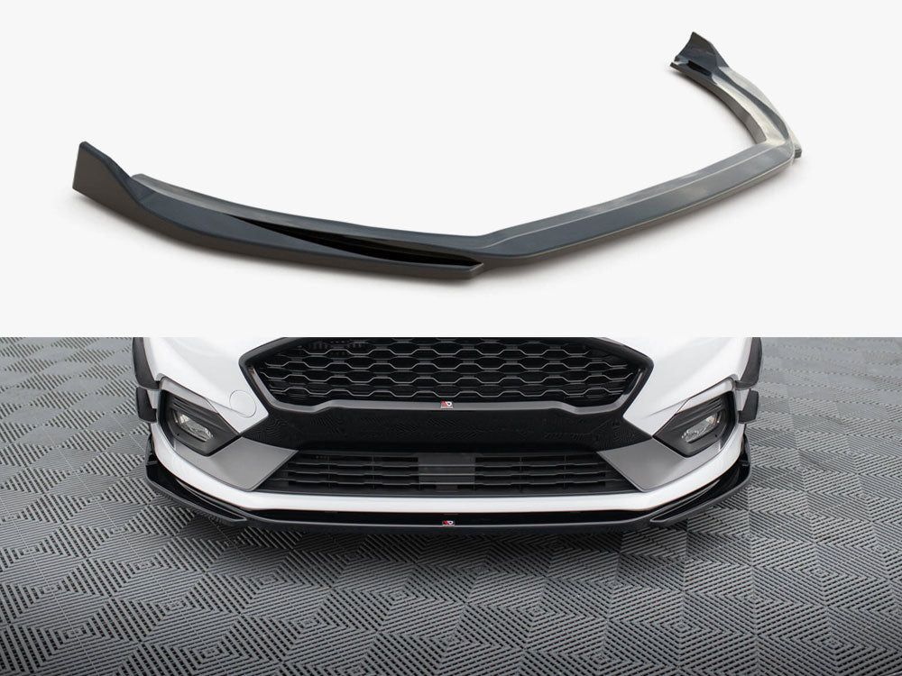 Front Splitter V.4 compatible with Ford Fiesta Mk8 ST / ST-Line