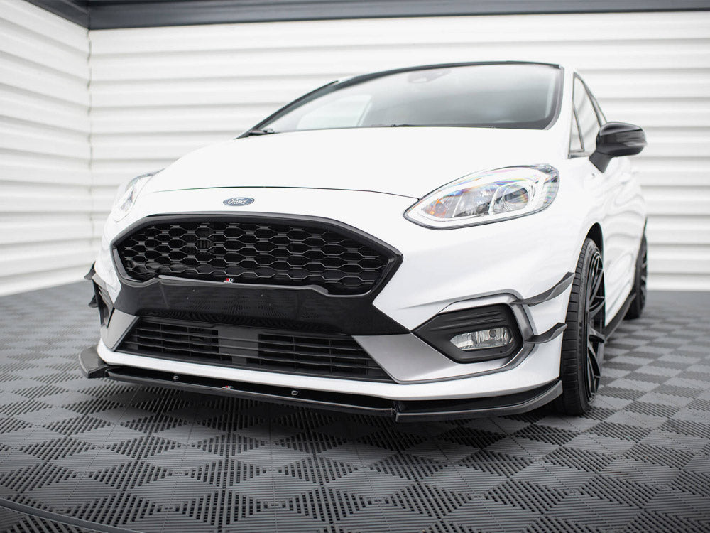 Front Splitter V.7 compatible with Ford Fiesta Mk8 ST / ST-Line
