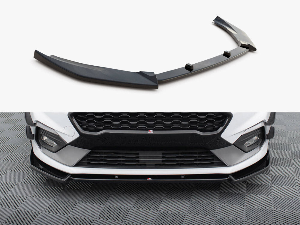 Front Splitter V.7 compatible with Ford Fiesta Mk8 ST / ST-Line