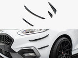Front Bumper Wings (Canards) V.3 compatible with Ford Fiesta Mk8 ST / ST-Line